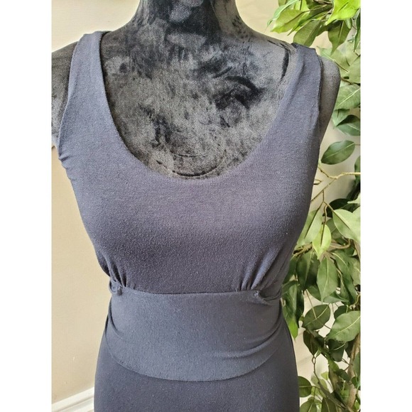 Pip & Vine Women's Blue Rayon Scoop Neck Sleeveless Knee Length Dress Size Small - Picture 5 of 11